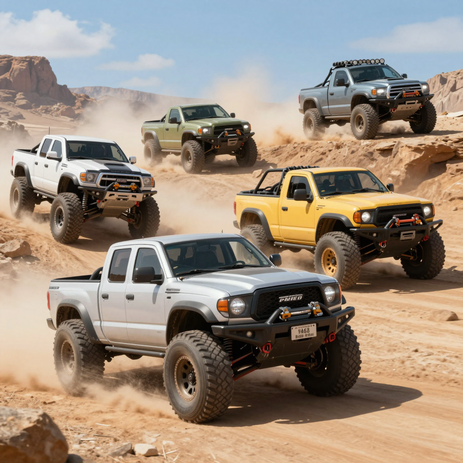 Off-Road Trucks in NFS Heat