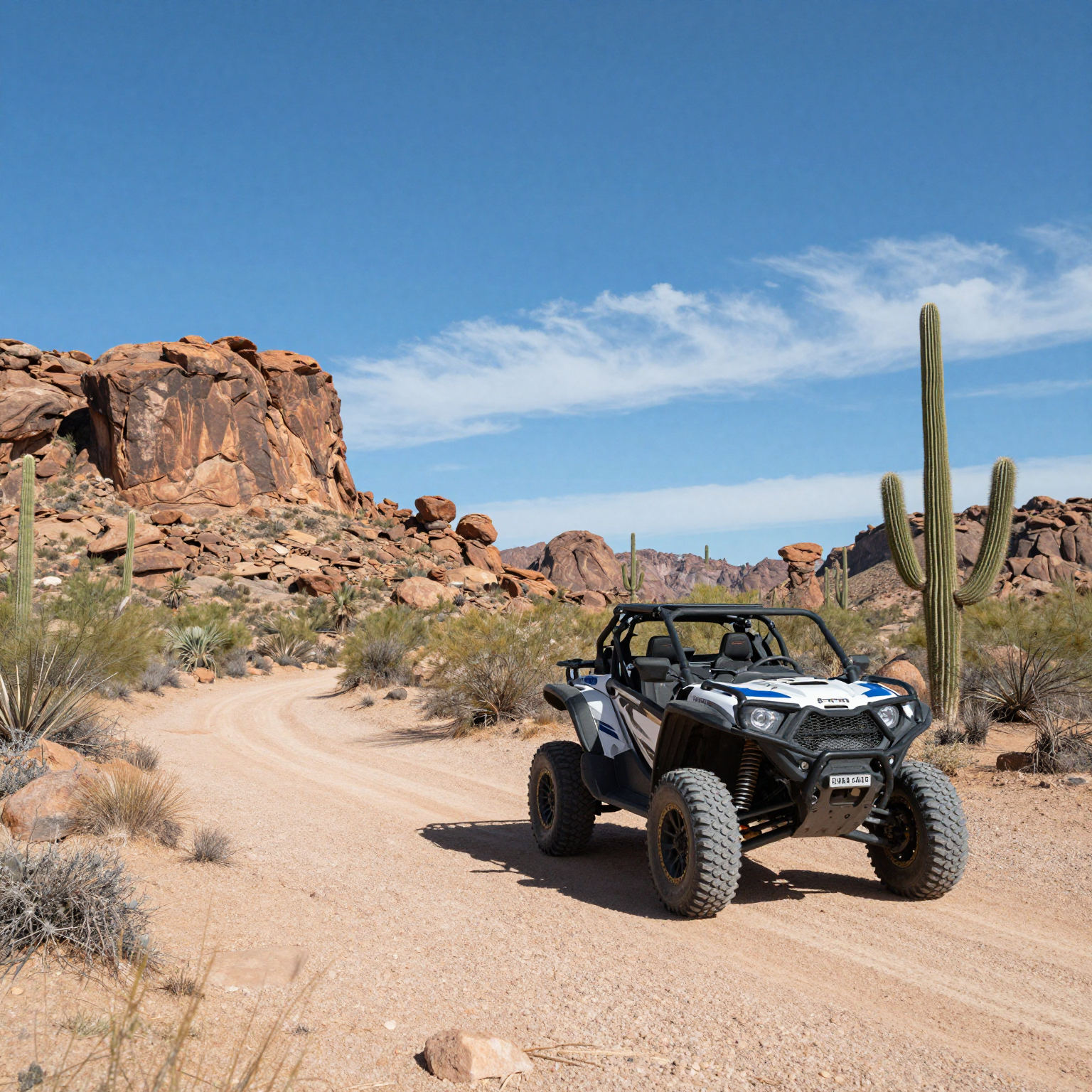 Rugged off-road landscape in Arizona