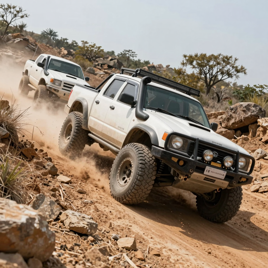 Off-Road Trucks in Action