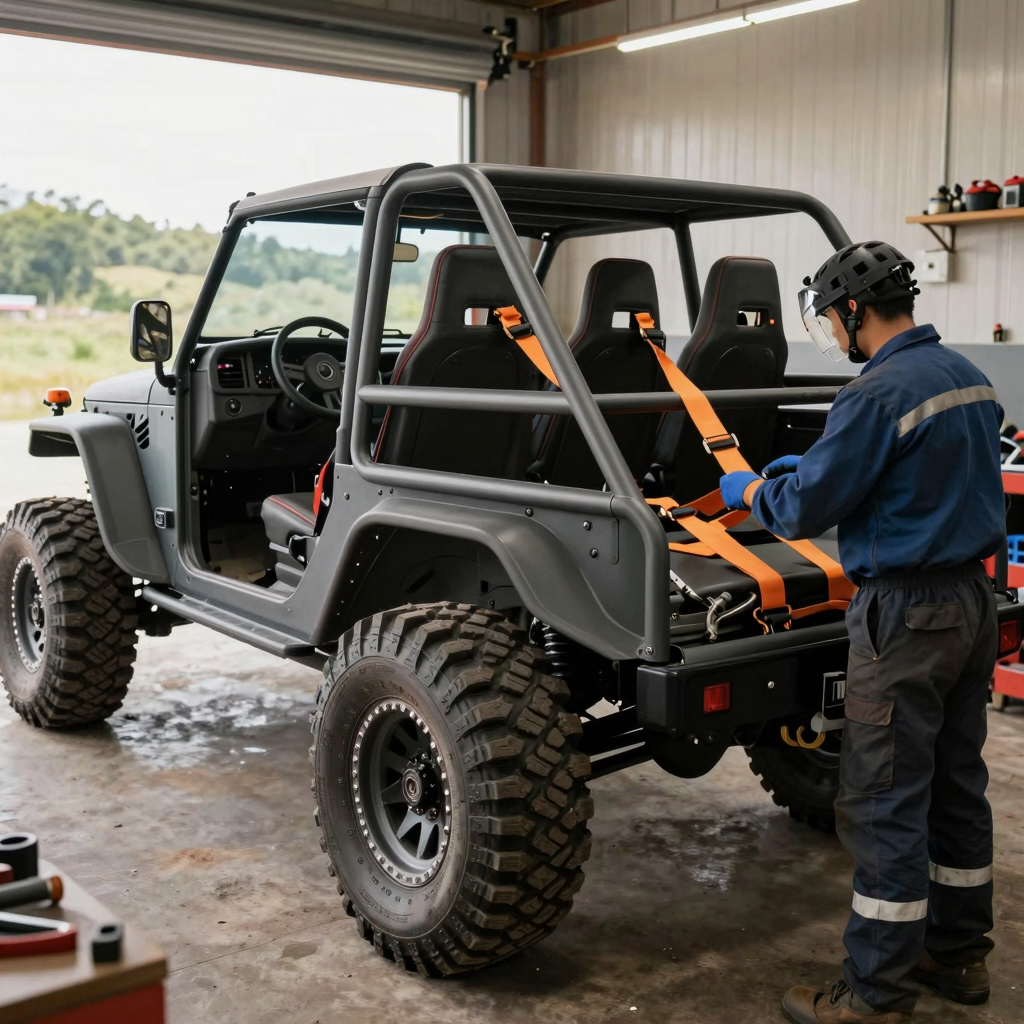 Off-Road Truck Modification Scene