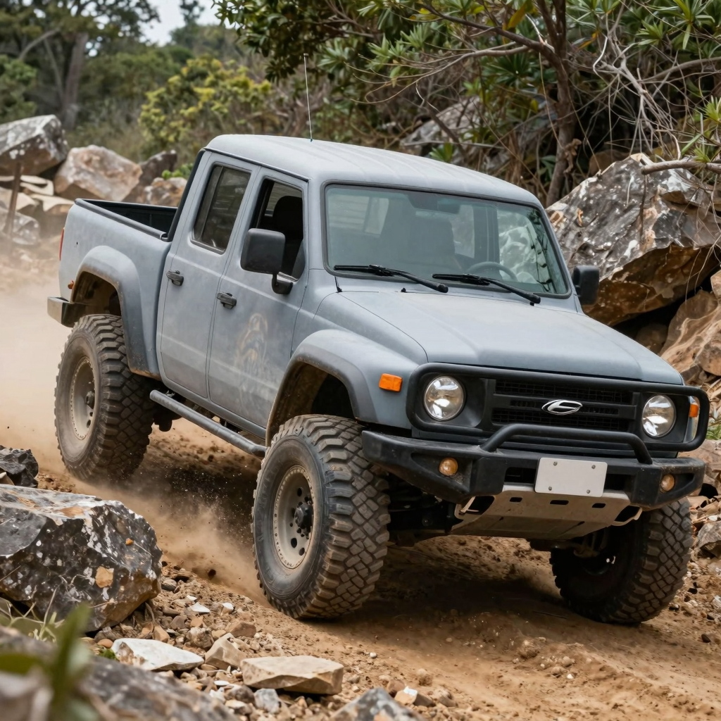 Off-Road Truck with Fiberglass Body