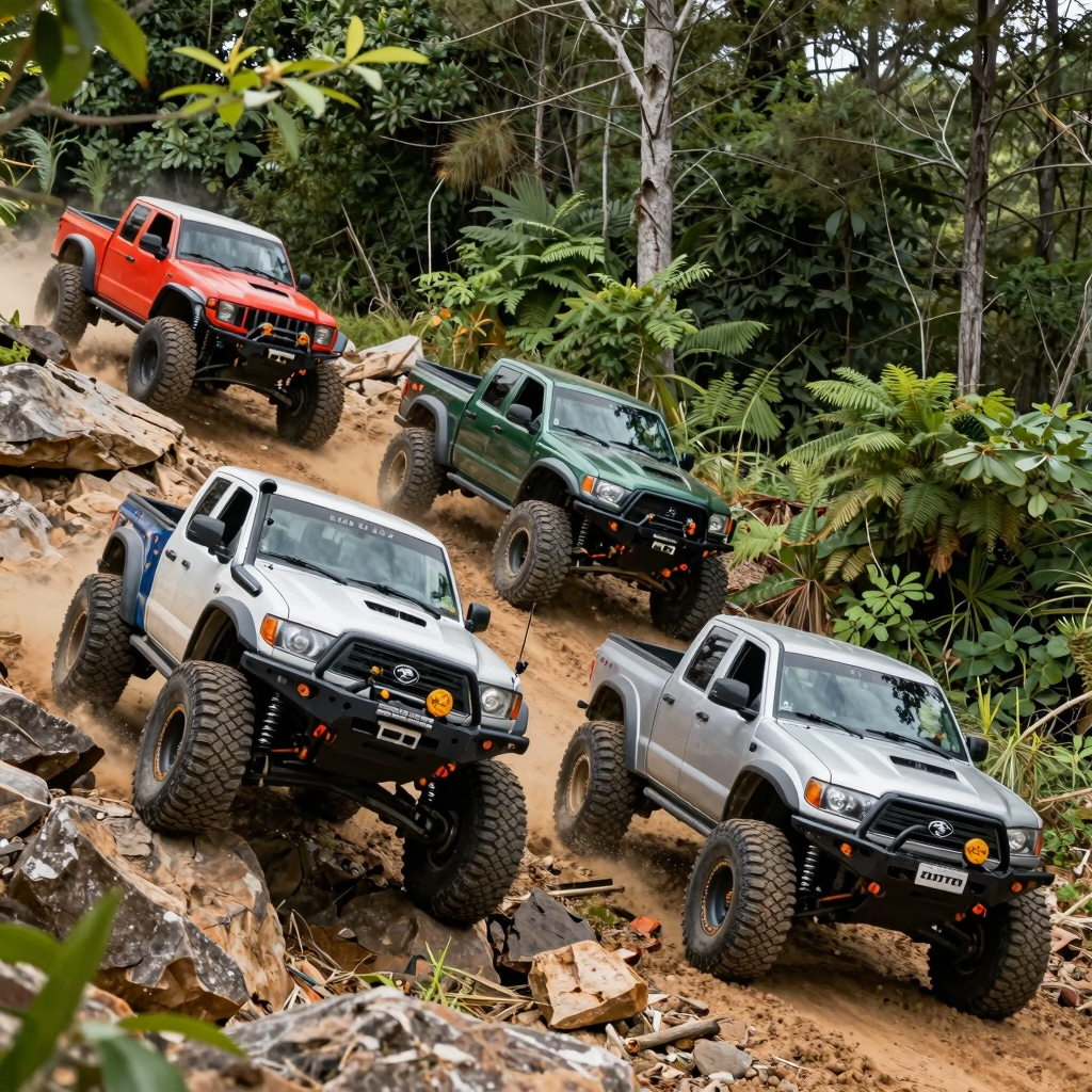 Customized Off-Road Trucks in Action