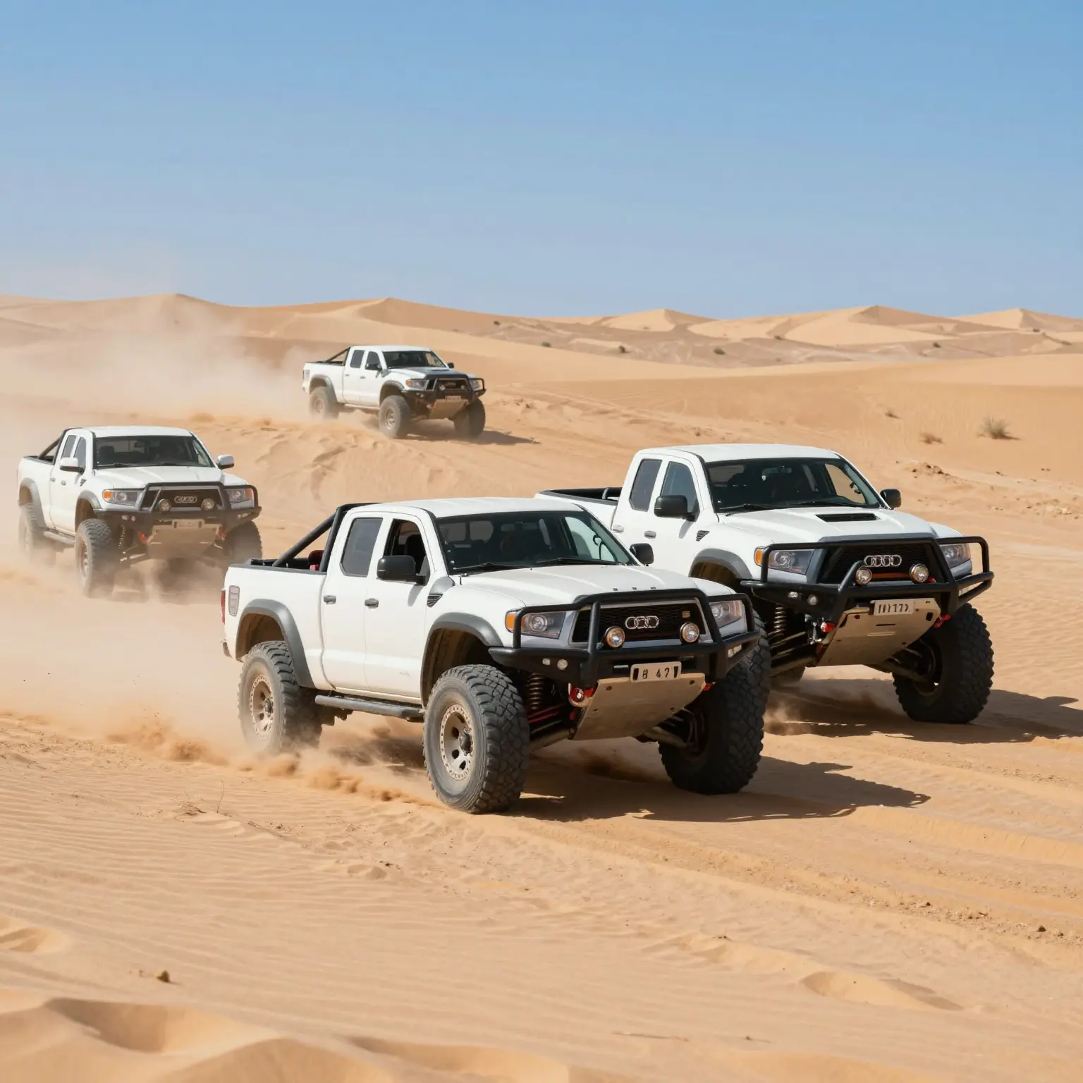 Modified Off-Road Trucks in Action