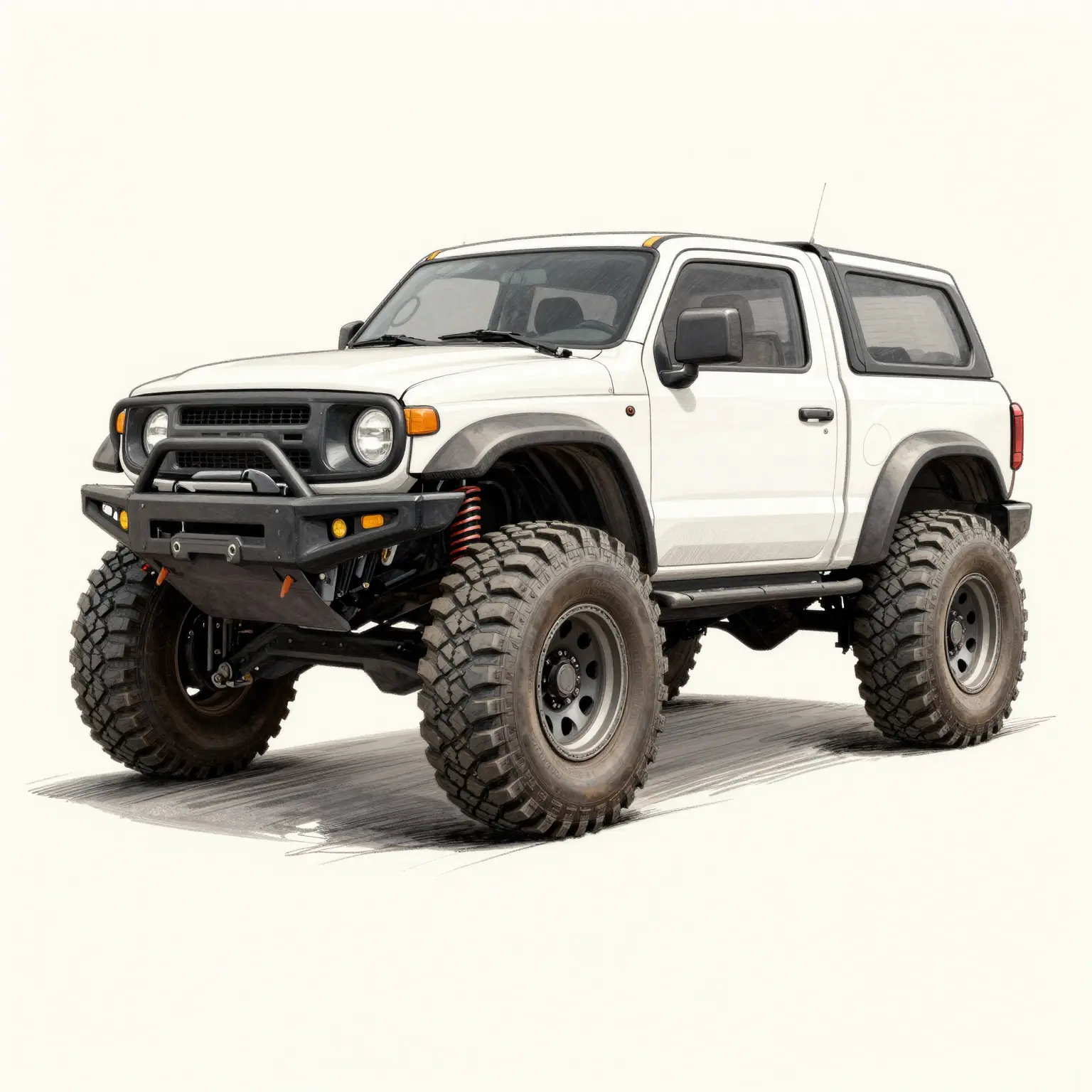 Off-Road Truck Sketch