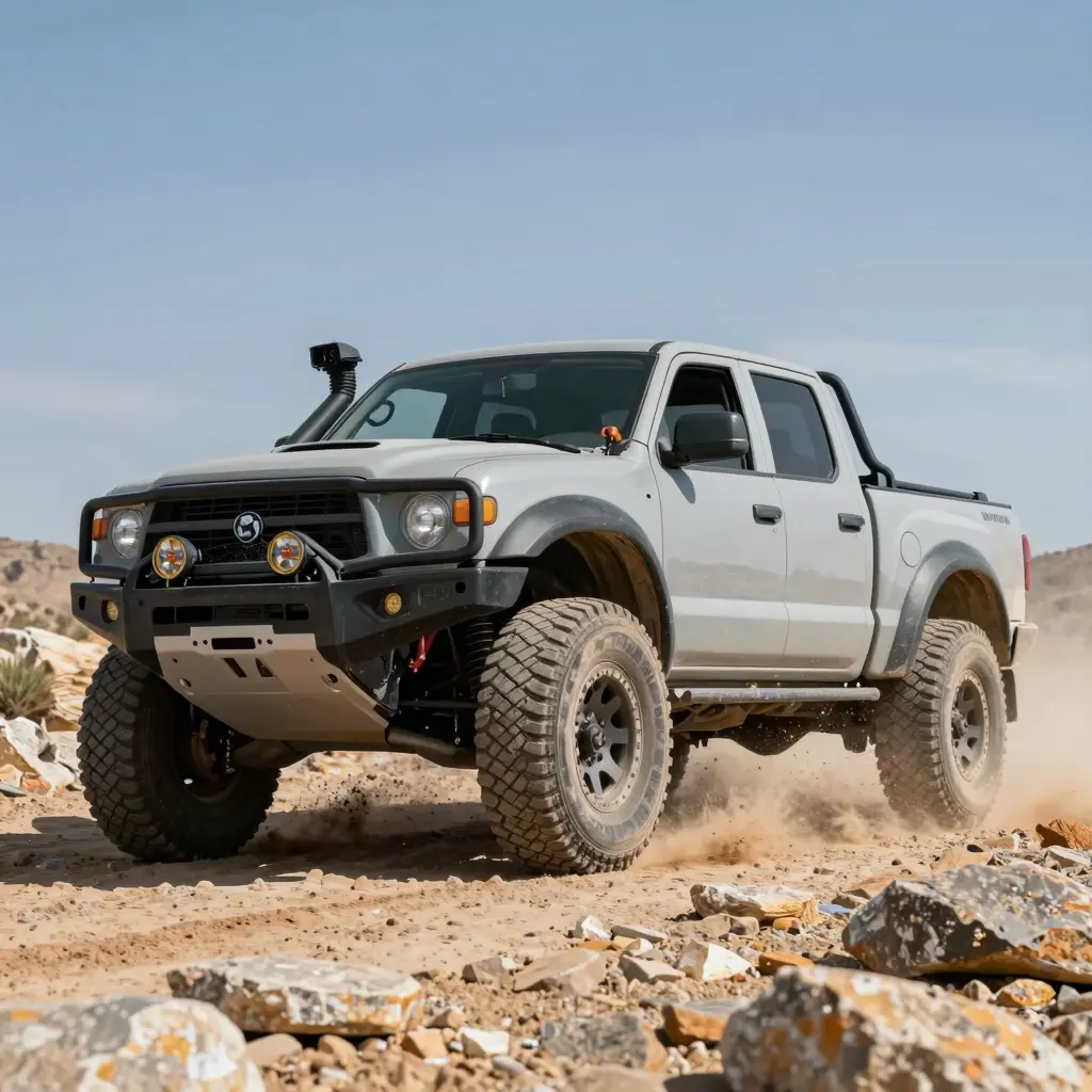 Off-Road Truck in Action