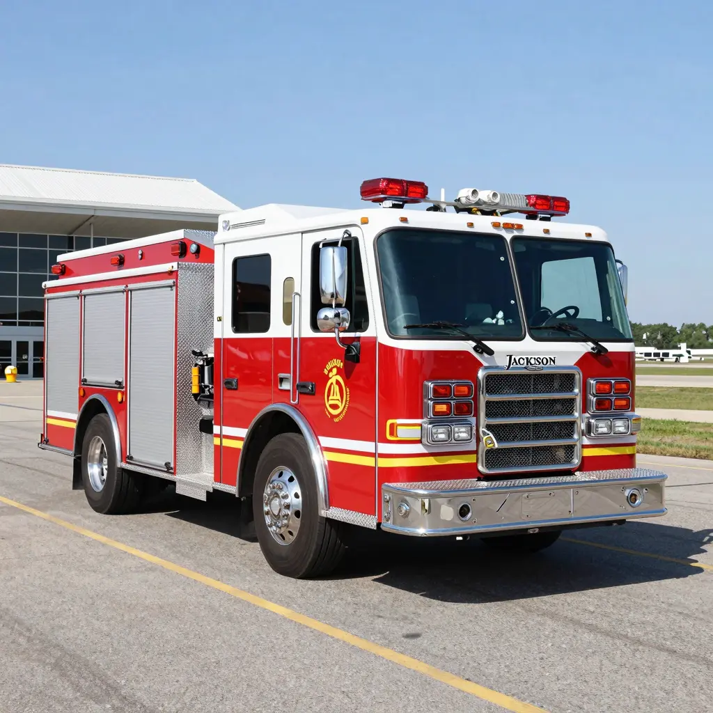 Fire Truck at Jackson Wyoming Airport