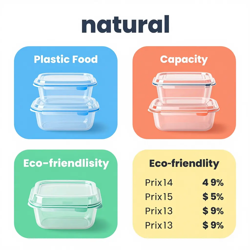 Comparison of Plastic Food and Drink Containers
